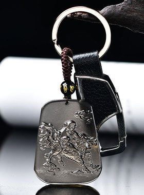 2026年属蛇吉祥物黑曜石白泽封侯吉贵宏吊坠项坠项链男女礼物