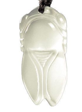 玉髓金蝉项链饰品一鸣惊人吊坠