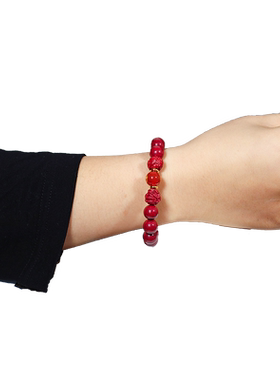 2026年属龙辰酉六合鸡龙赴吉瑞普贤菩萨朱砂本命佛守护神手链