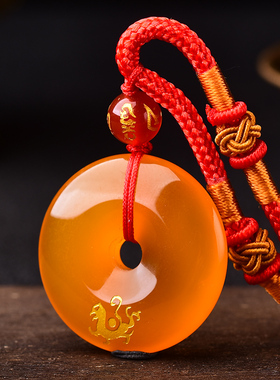 2026年生肖虎凤麟泽希吊坠紫檀木属虎平地青云项链喜柿连猪钥匙扣