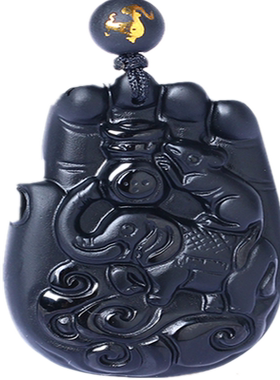 生肖宝瓶吊坠玉兔项链