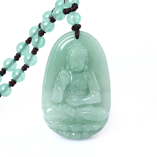 绿东陵阿弥陀佛吊坠曼唯肖狗猪佛谛坠属狗属猪本命佛守护神