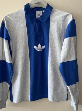 潮包背 现货 Adidas 三叶草男款运动休闲长袖T恤 IM4584 IZ4806