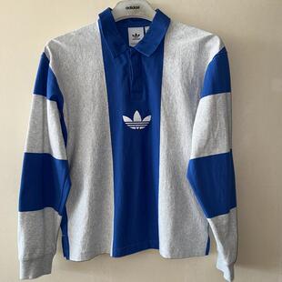 潮包背 现货 Adidas 三叶草男款运动休闲长袖T恤 IM4584 IZ4806