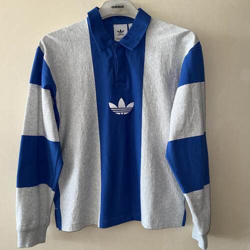 潮包背 现货 Adidas 三叶草男款运动休闲长袖T恤 IM4584 IZ4806