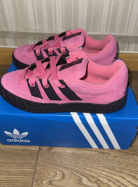 潮包背 现货 Adidas 三叶草ADIMATIC鲨鱼运动休闲鞋 JR8038