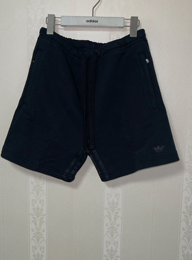 潮包背 现货 Adidas 三叶草男款Blue Version运动休闲短裤 H33447