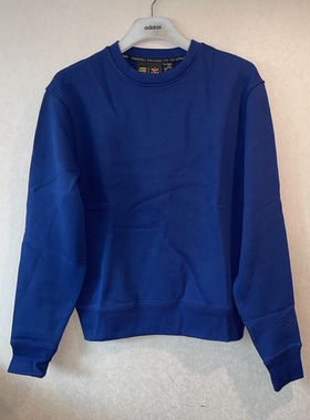 潮包背 现货 Adidas 三叶草菲董联名圆领套头卫衣 H58306 H58312