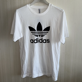 潮包背 现货 Adidas 三叶草男款运动休闲短袖T恤 IA4816 IA4812