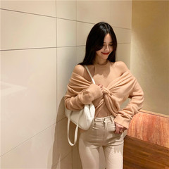 Two piece women's high neck sweater two piece suit for women's wear in autumn and winter