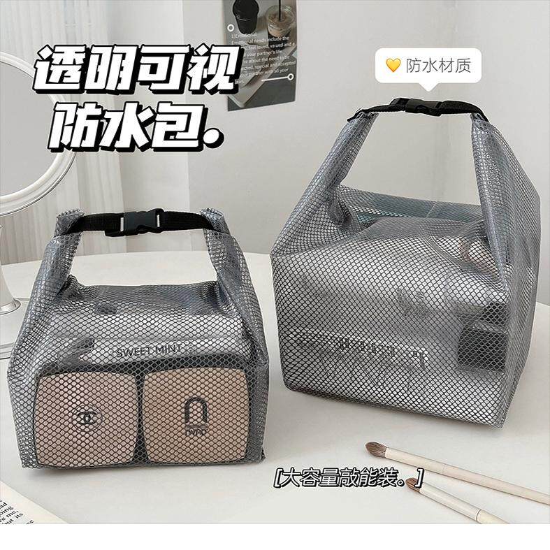 透明游泳防水包大容量旅行户外健身干湿分离泳衣洗漱手提收纳袋