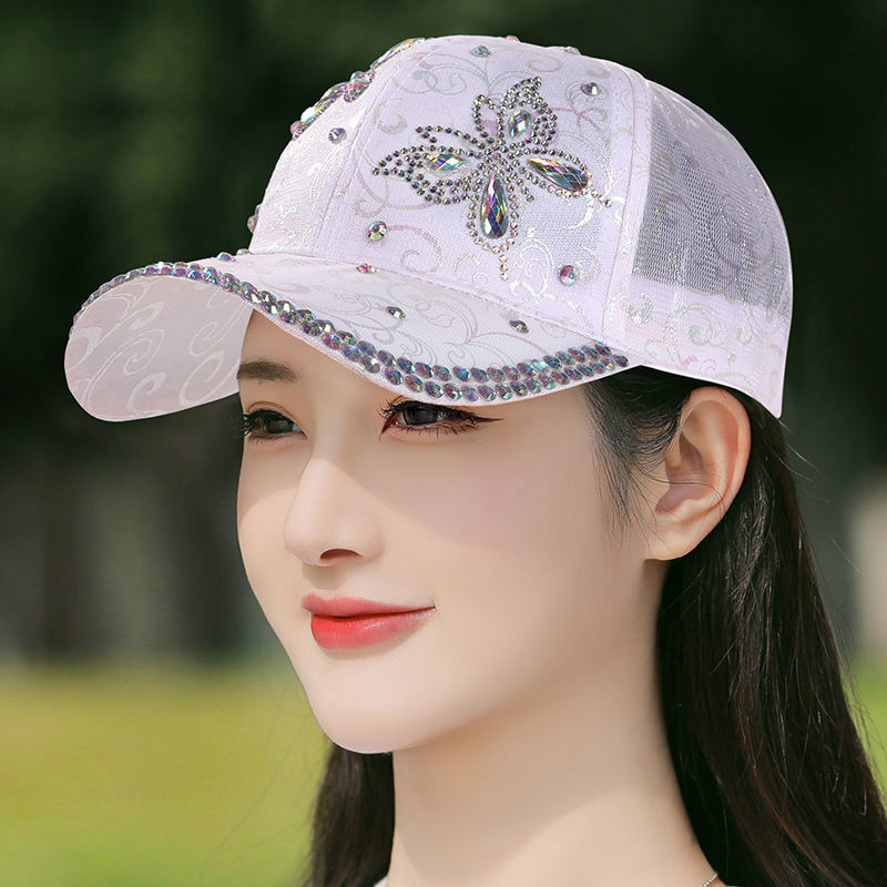 帽子女夏天防晒遮阳女士洋气新款棒球帽透气网凉帽紫外线鸭舌帽