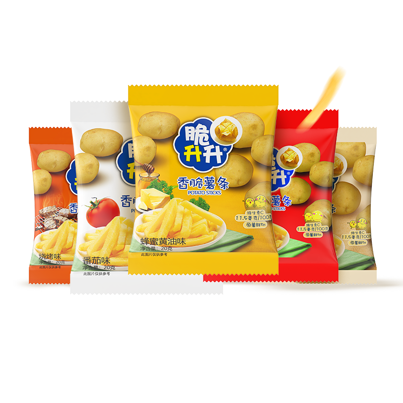 脆升升香脆薯条休闲追剧零食