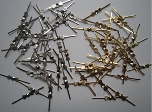 金色银色蝴蝶扣金属连接八角珠长条水晶DIY珠帘灯饰配件链接器