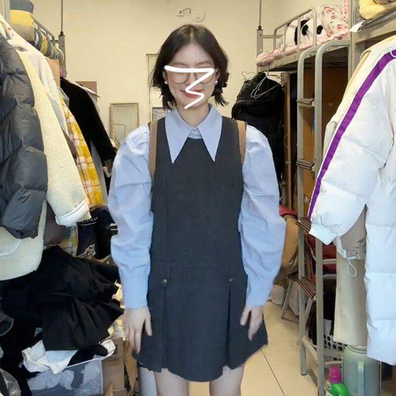 法式polo领长袖衬衫女秋季2026新款高级感超好看修身显瘦上衣