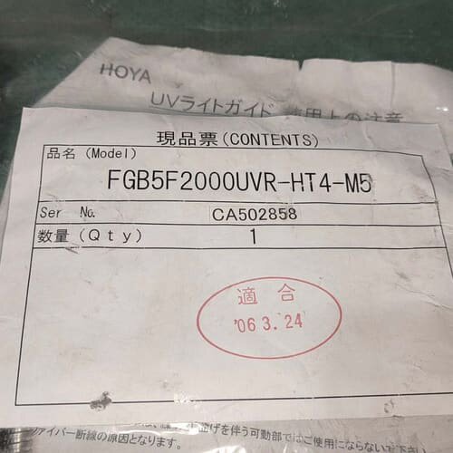 议价HOYA光纤导管 FGB5F2000UVR-HT4-M5，全