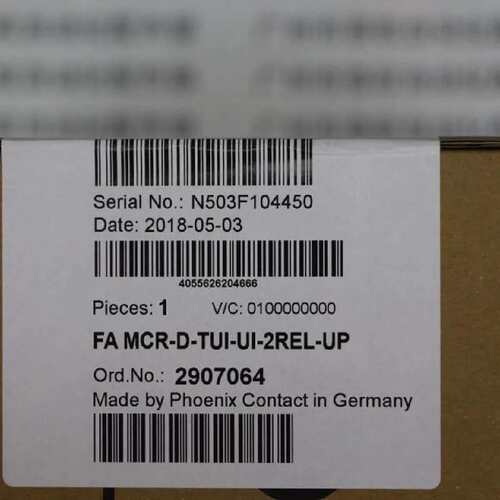 议价正品phoex fa mcr-d-tui-ui-2rel-up 2907064
