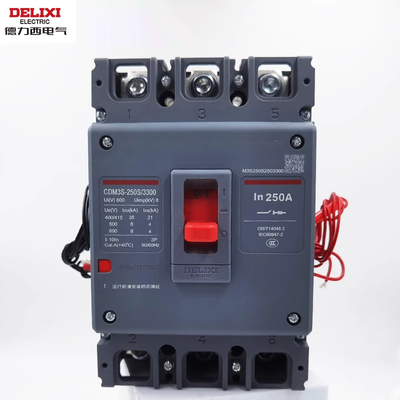 德力西 塑壳断路器消防用分励脱扣 辅助 CDM3S 250A 3340消防强切