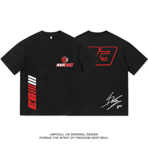 短袖T恤MOTOGP马奎斯93号红蚂蚁