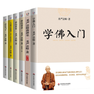 世界 学佛入门 智慧 圣严法师教禅坐 禅 大藏经精华：圣严法师讲佛经 6册1440余页 活在当下 圣严法师作品书籍