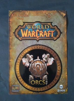 JINX正版 暴雪授权 魔兽贴纸 兽人 奥格瑞玛 主城标志