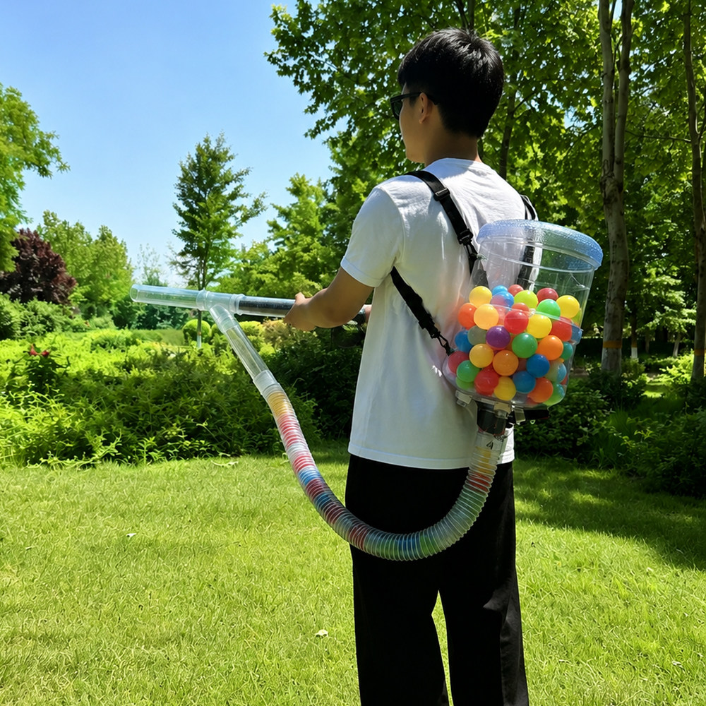 科学物理科普实验秀乒乓球加特林