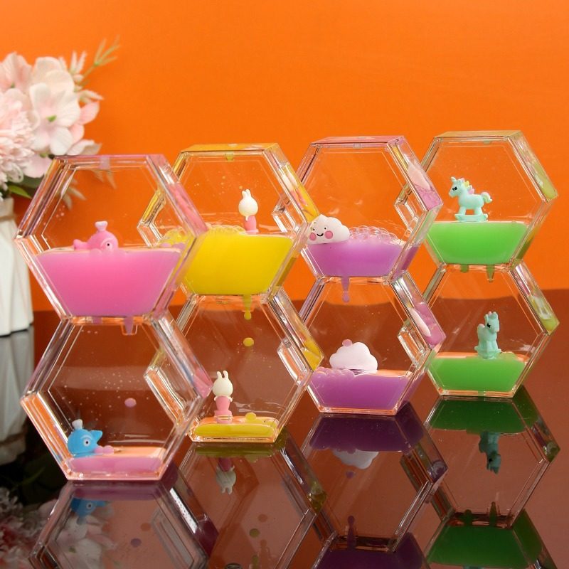 创意双菱形马卡龙布丁色油滴沙漏计时器少女心油滴沙漏带动物摆件,模玩/动漫/周边/娃圈三坑/桌游,潮玩盲盒,淘宝优惠券,粉丝福利购,淘宝优惠卷