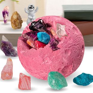 火星考古寻宝挖掘玩具儿童矿石宝石地球月球星球探索挖宝盲盒礼物