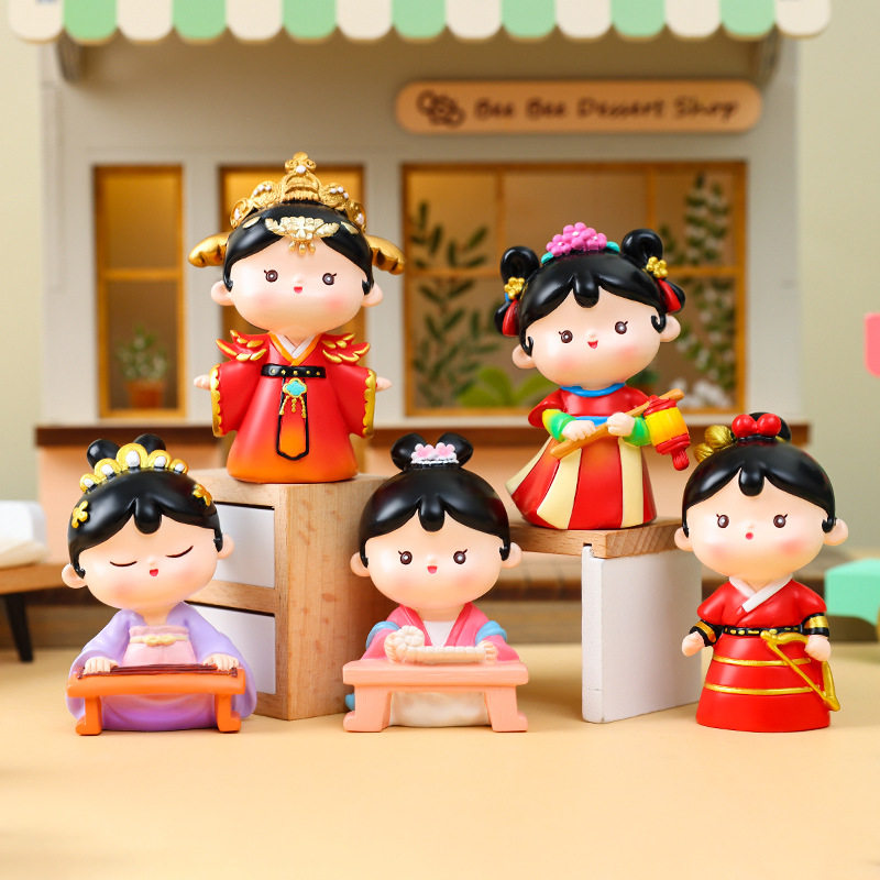 国潮新款凤舞九天唐小媚盲盒古风公仔摆件树脂工艺装饰小礼品,模玩/动漫/周边/娃圈三坑/桌游,潮玩盲盒,淘宝优惠券,粉丝福利购,淘宝优惠卷