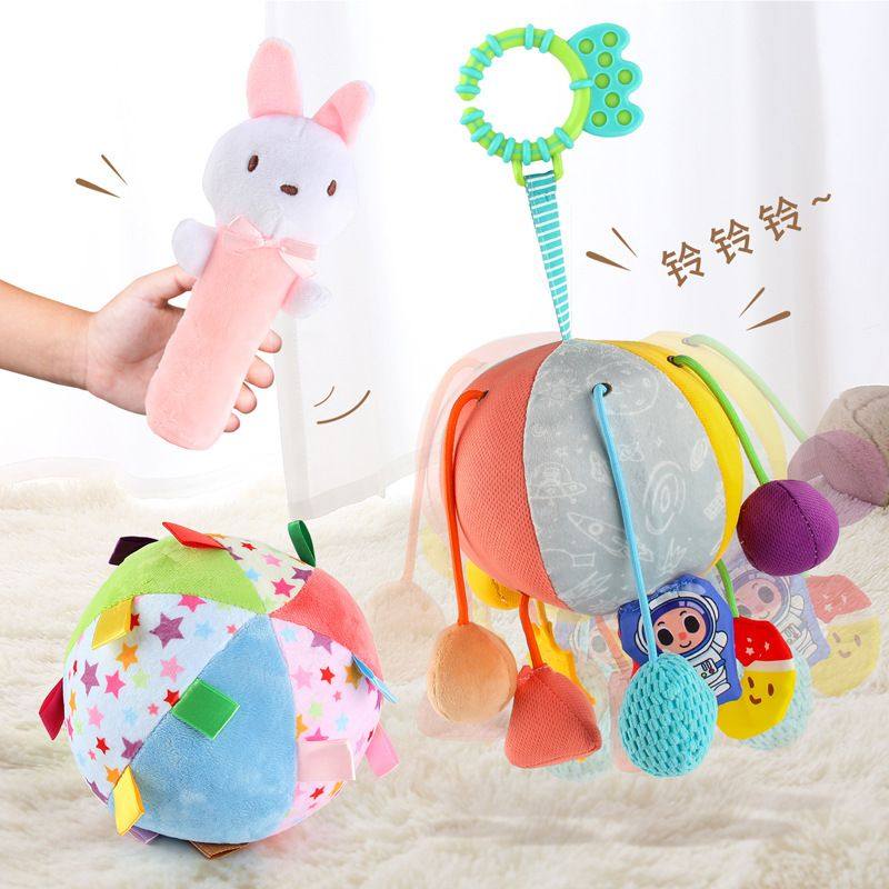 工厂货源婴儿黑白宝宝安抚床铃吊件响铃卡通几何图形布球车挂玩具,玩具/童车/益智/积木/模型,宝宝布书/撕撕书/忙碌书,淘宝优惠券,粉丝福利购,淘宝优惠卷