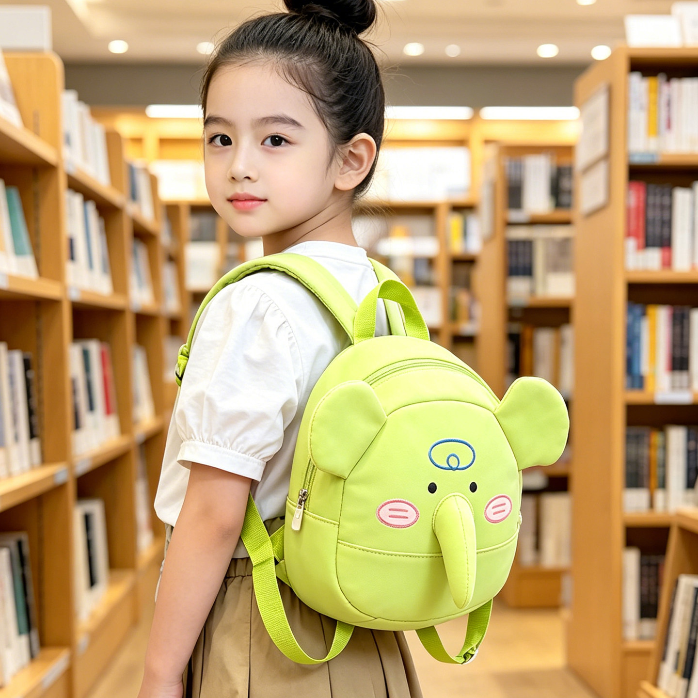 儿童春游背包女孩外出旅游轻便户外旅行双肩包男童幼儿园书包女童