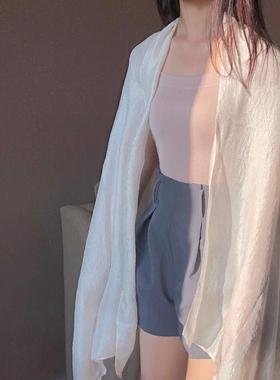 晚晚同款智熏同款张旅菲huifeng同款棉麻围巾杏色丝巾披肩复古