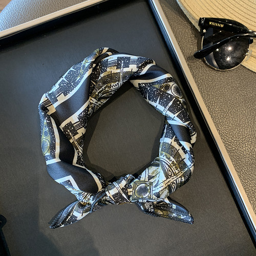 指南针时尚职业高级感气质方巾