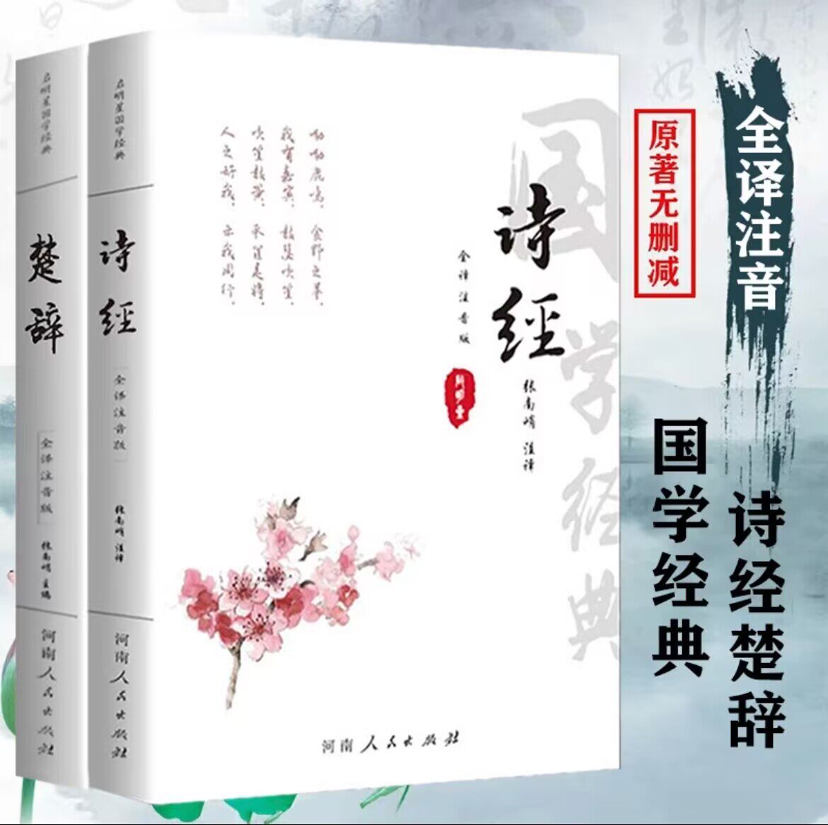 【305首无删减注音版】诗经注音版诗经全集诗经原著完整版注释译文中国古诗词大全集大会诗词歌赋书籍中华国学经典书籍书局
