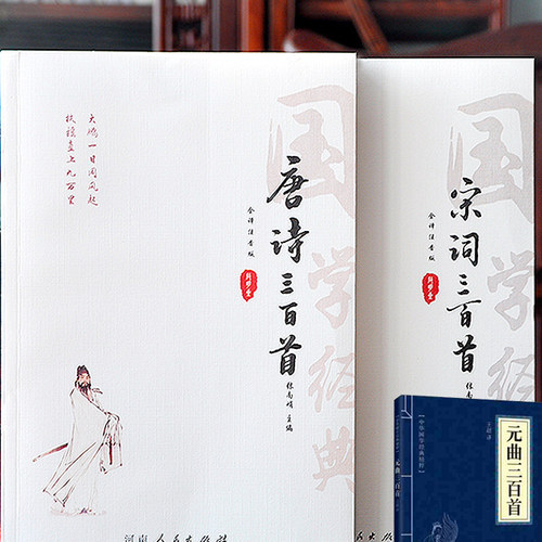 唐诗宋词三百首正版全集初中生