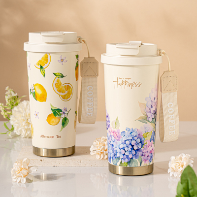 布丁瓷艺不锈钢内胆随行杯高颜值