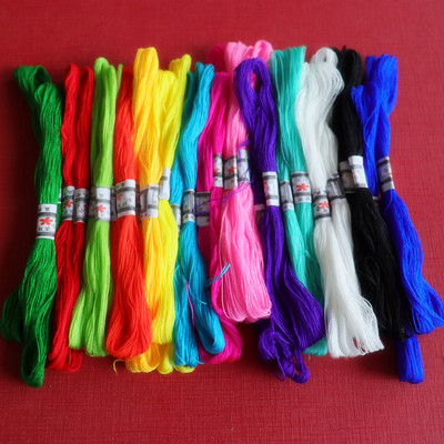 老式绣花线七色线五彩线端午节日