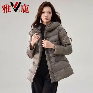 羽绒服女中长款收腰轻薄秋冬外套