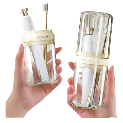 小巧便捷密封严实二合一洗漱杯