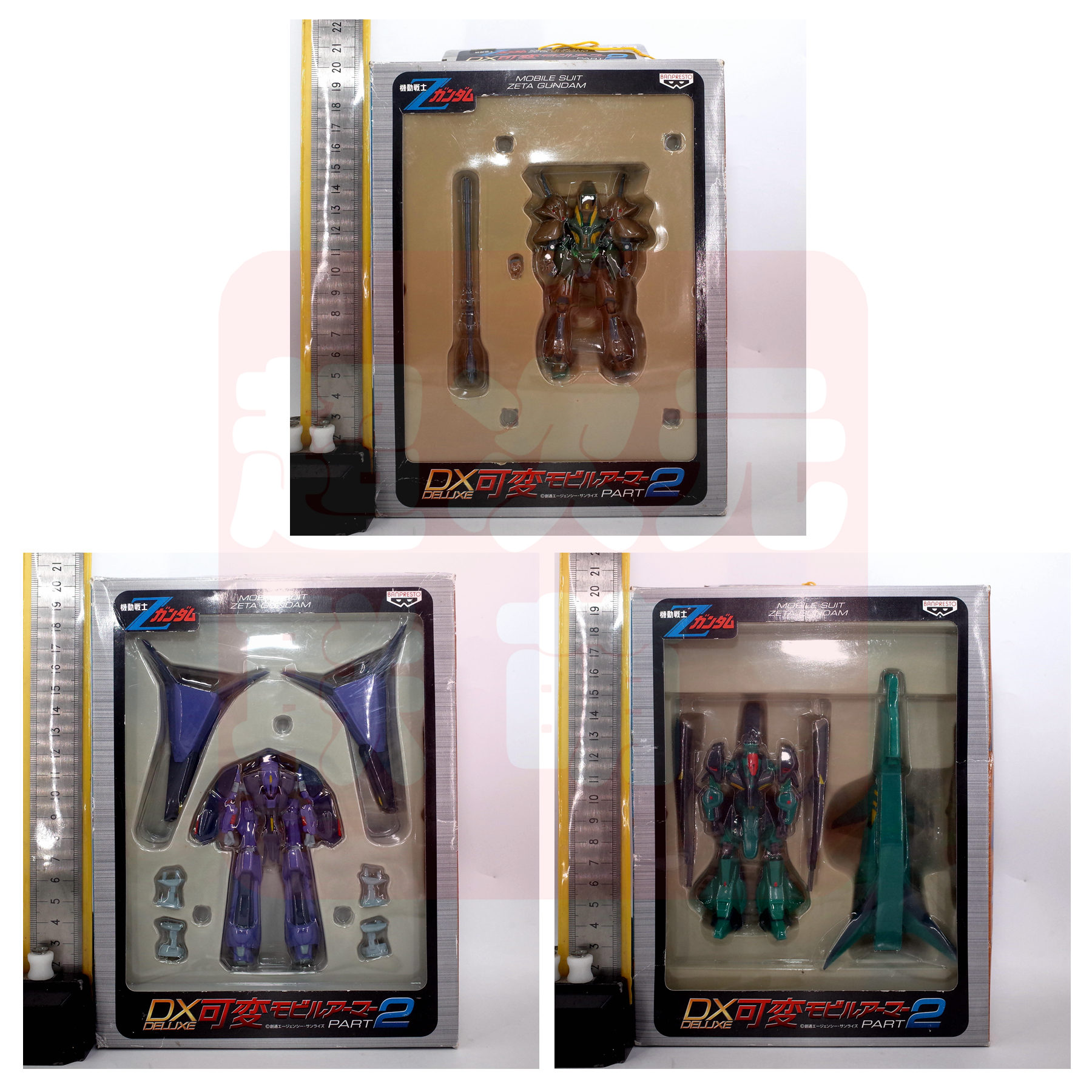 全新现货 眼镜厂 高达Z DX可变 卡普斯利 梅塞拉 加普兰 可动景品