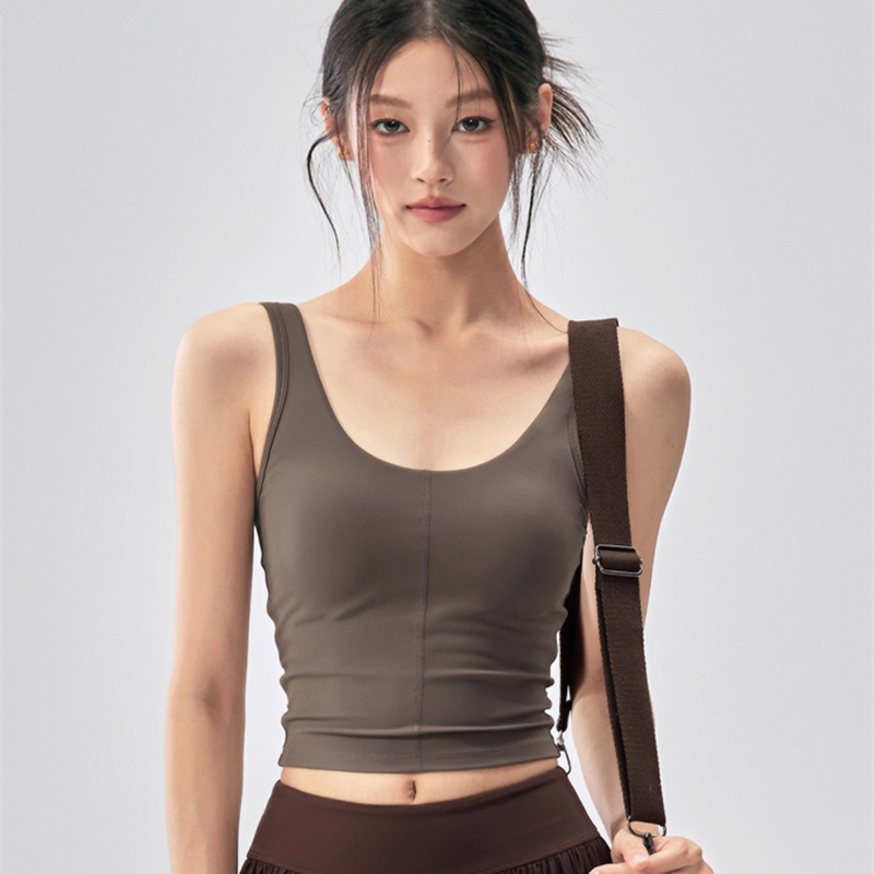 IuIu一体式美背防震运动瑜伽背心