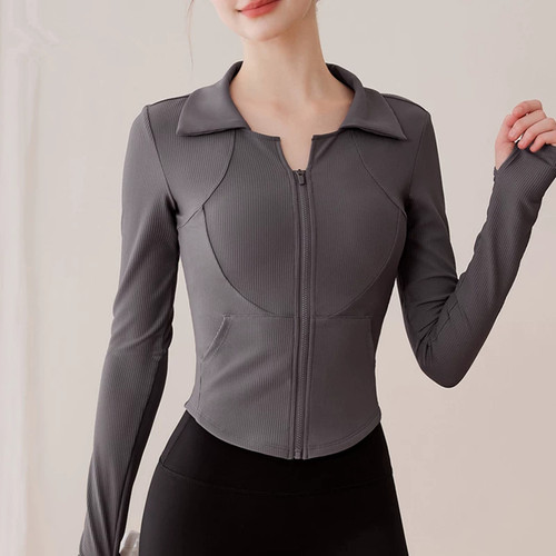 IUIUYOGO春秋季轻奢瑜伽服外套女