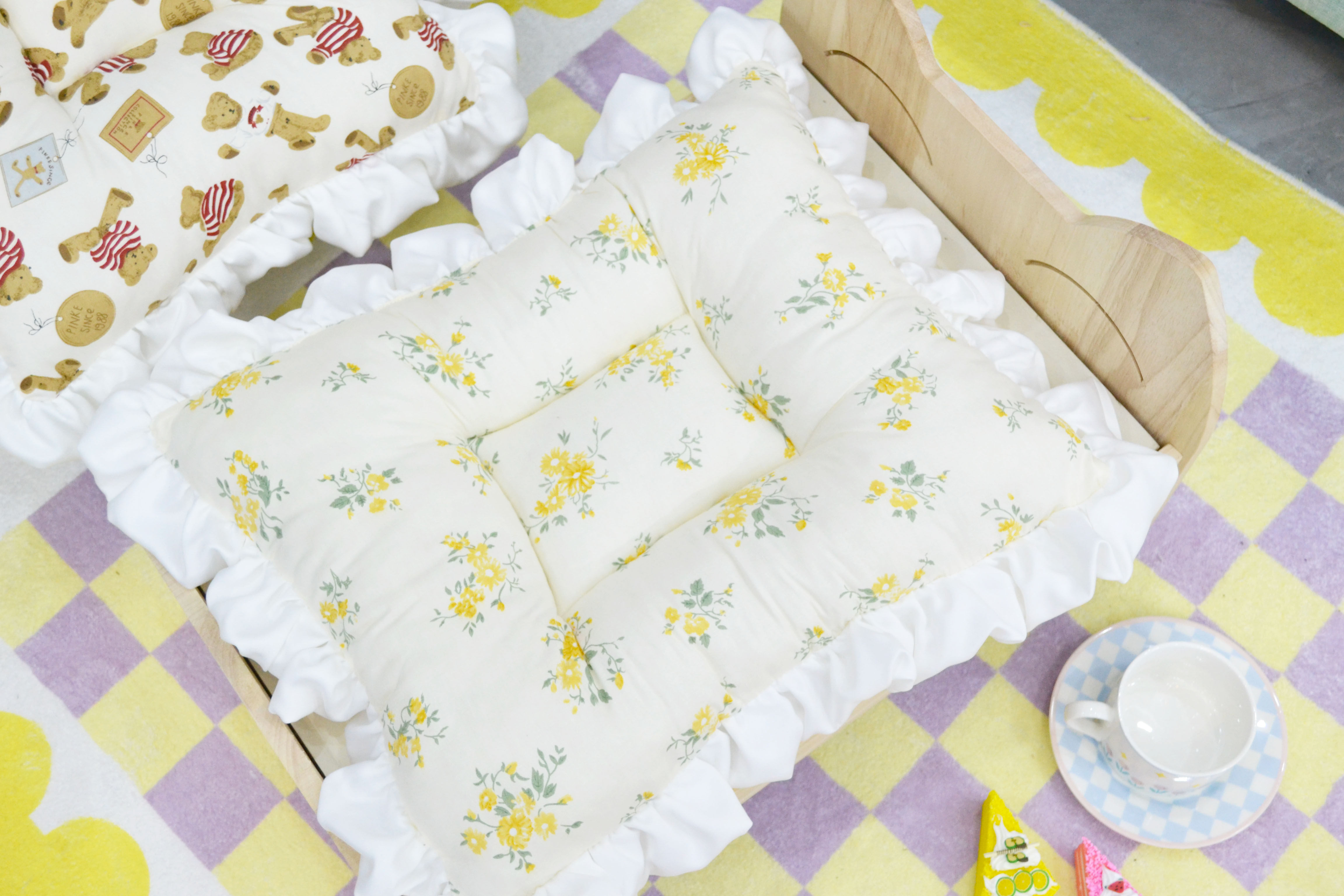 宠物小床实木可拆洗猫咪狗狗小窗夏冬季四季通用