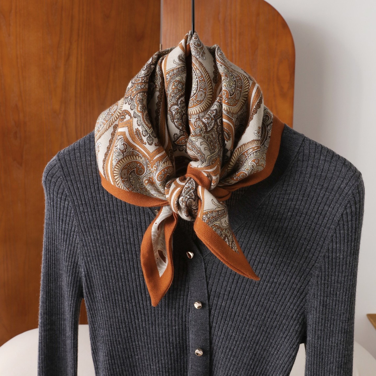 鸢尾迷宫双面丝毛飘带桑蚕丝羊毛围巾秋冬双层长条领巾佩斯利丝巾,服饰配件/皮带/帽子/围巾,围巾/丝巾/披肩,淘宝优惠券,粉丝福利购,淘宝优惠卷