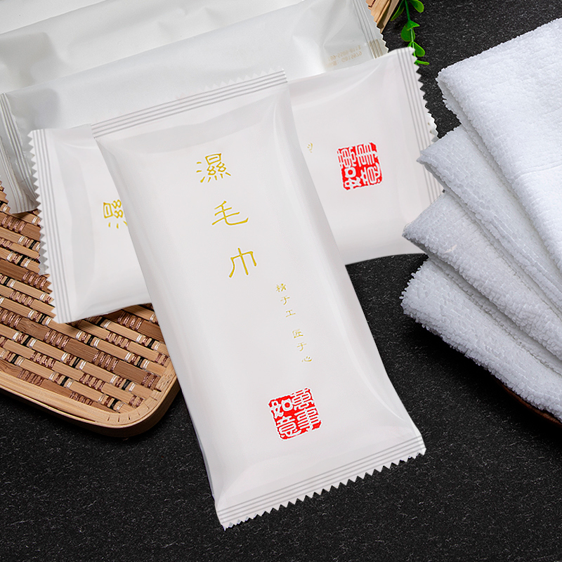 一次性接待会务用餐便携清洁湿巾