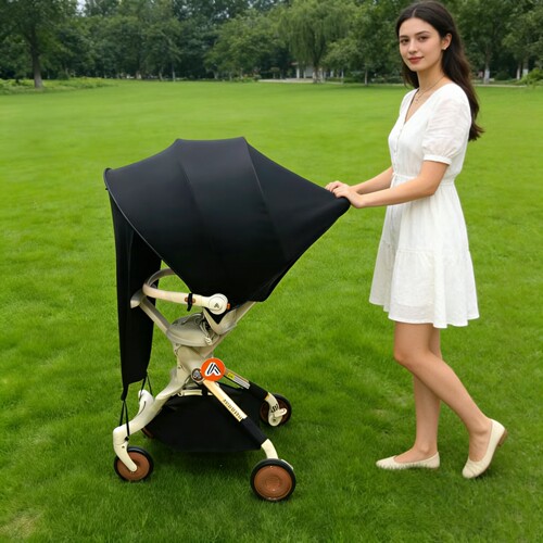 适用Amorhome遛娃神器遮阳棚防晒棚am溜娃婴儿推车加厚遮阳帘配件
