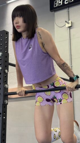 Helloganggang同款铁牛老午运动背心女 HYROX训练服CF举重训练服