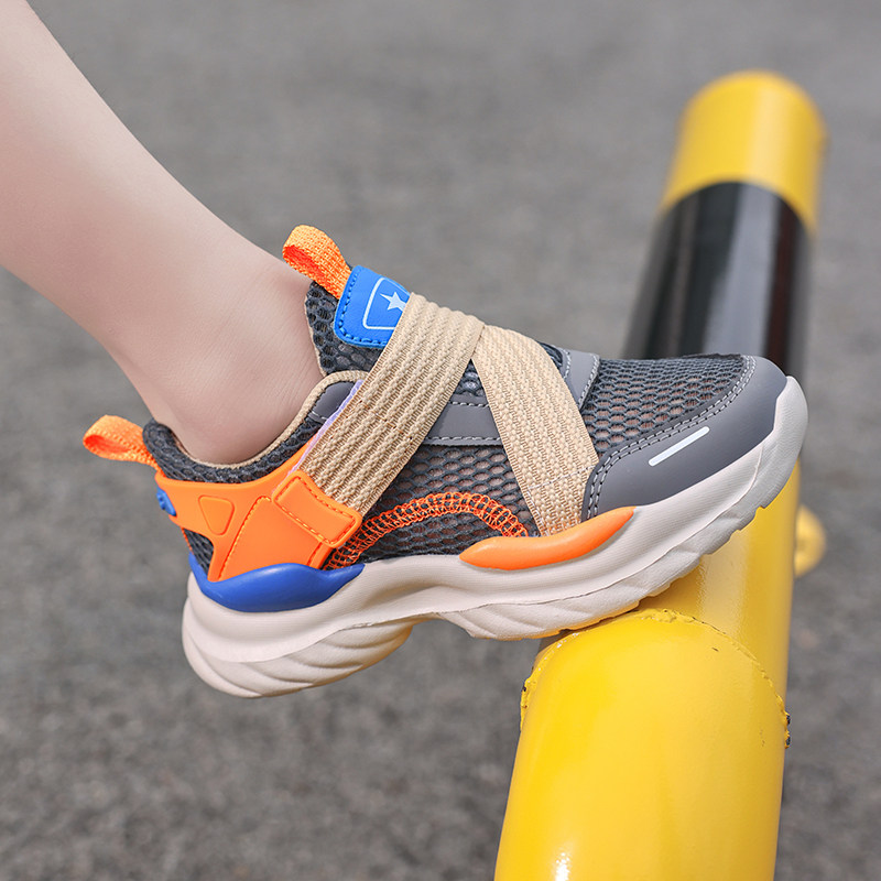 回力男童鞋夏季儿童透气单网运动鞋中大童轻便软底夏天网眼跑步鞋