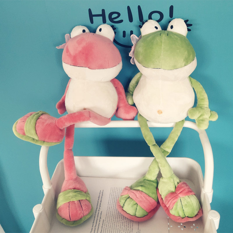 青蛙毛绒玩具女孩小玩偶公仔可爱娃娃睡觉抱枕男生款床上生日礼物