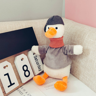 加油鸭子玩偶公仔毛绒可爱睡觉抱超萌网红小鸭布娃娃女孩搞怪礼物